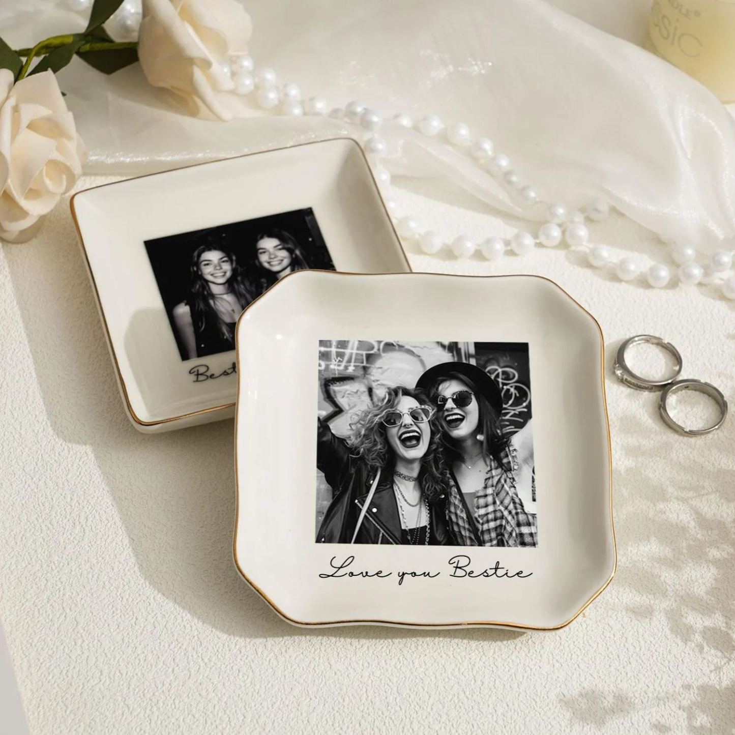 Personalized Photo Trinket Dish