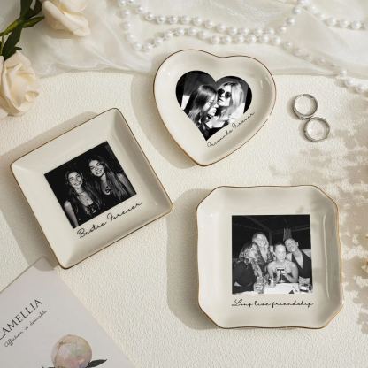 Personalized Photo Trinket Dish