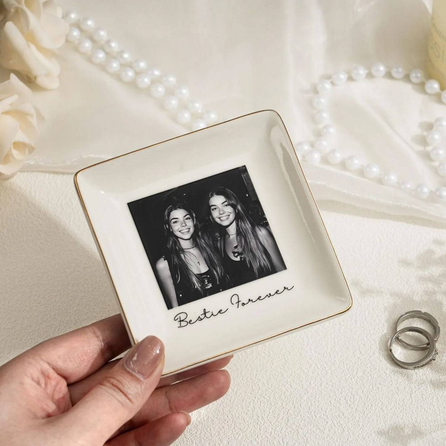 Personalized Photo Trinket Dish
