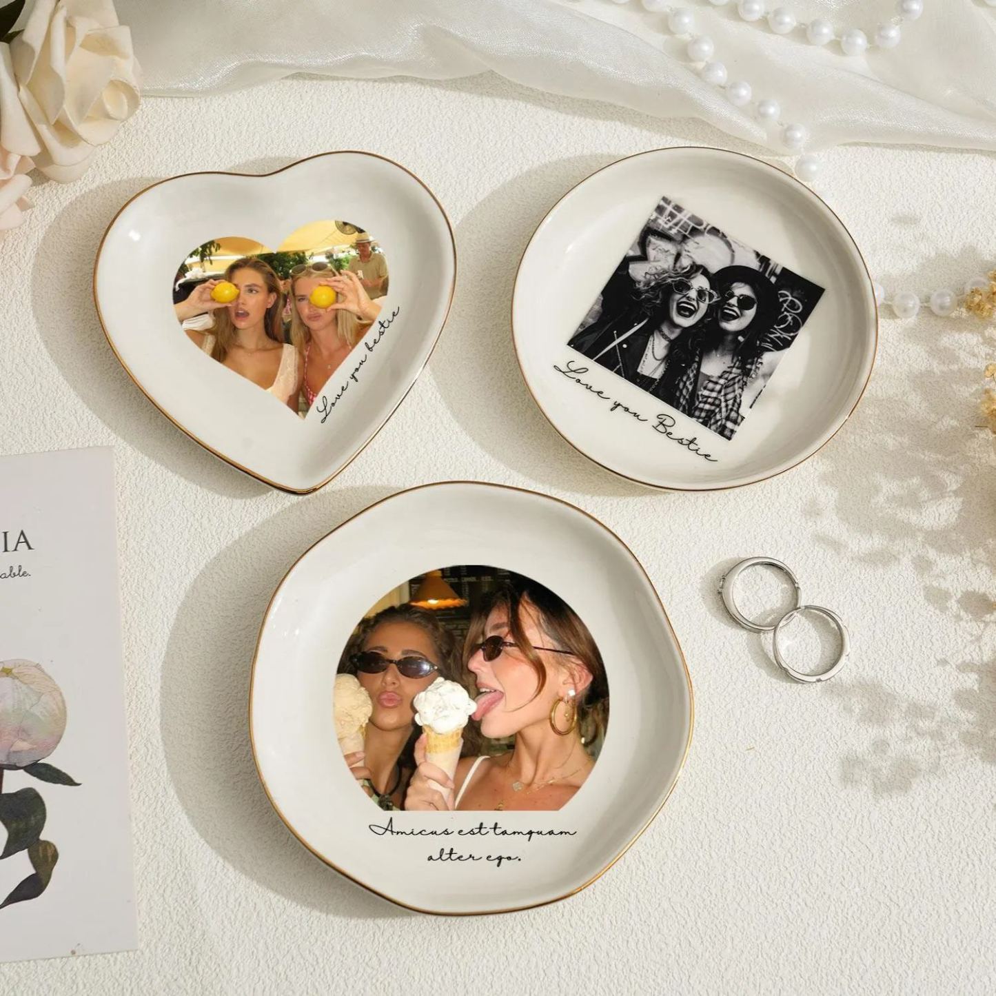 Personalized Photo Trinket Dish