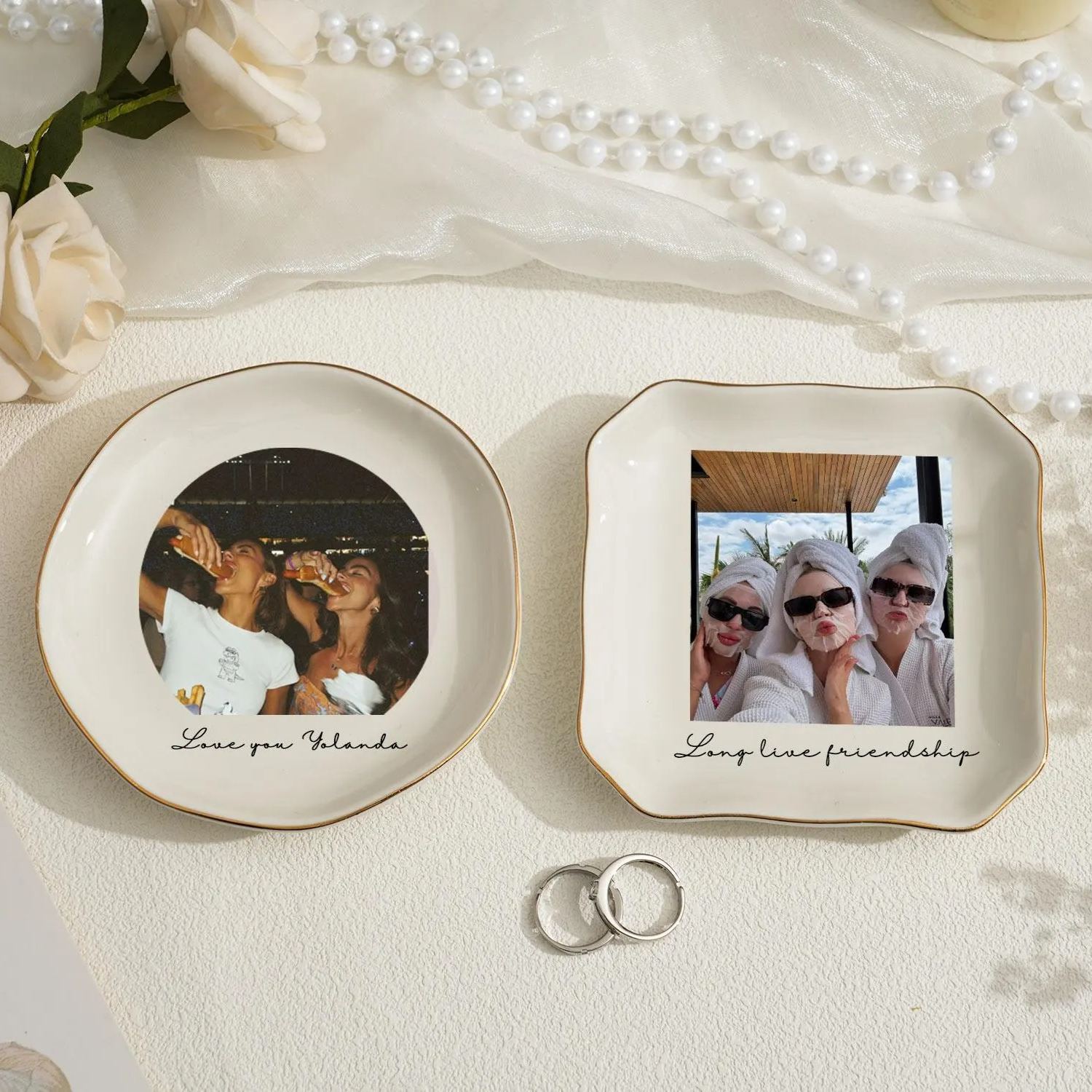 Personalized Photo Trinket Dish