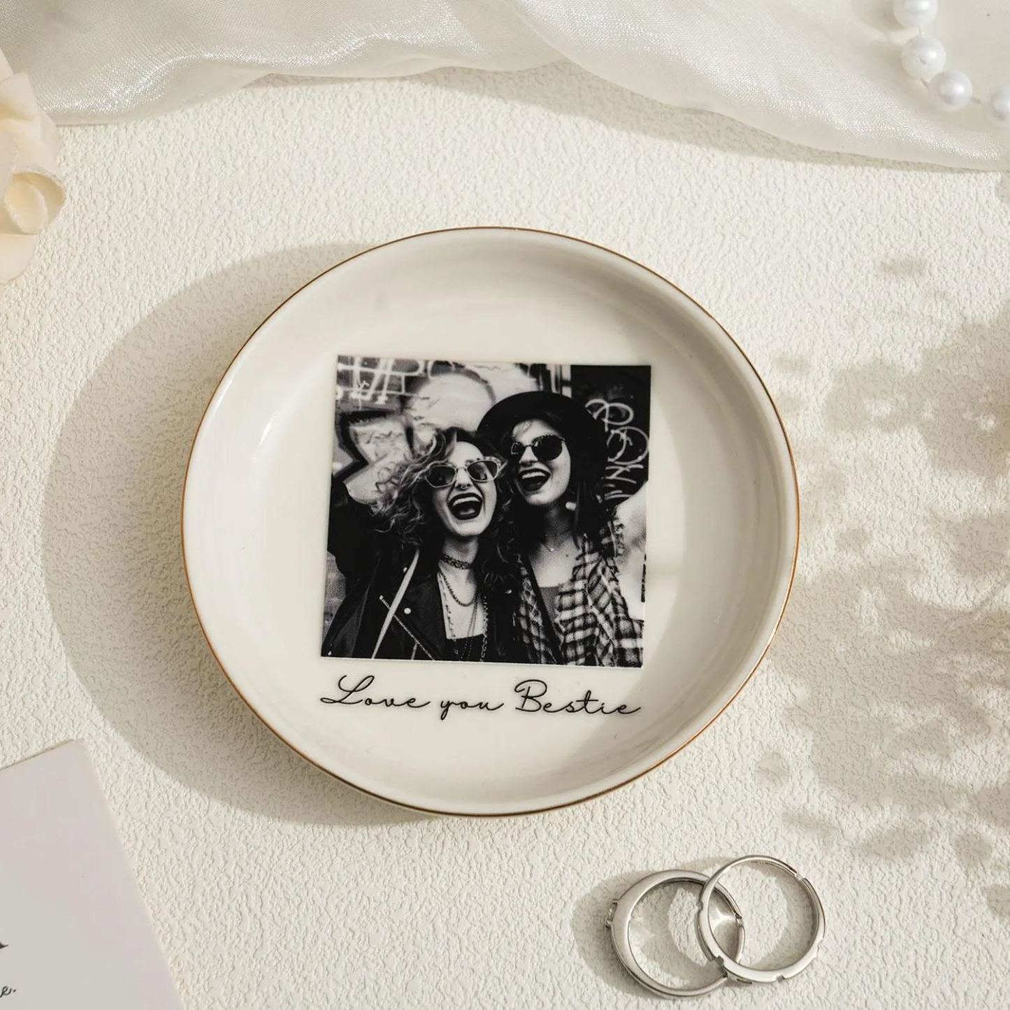 Personalized Photo Trinket Dish