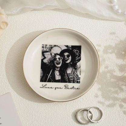 Personalized Photo Trinket Dish