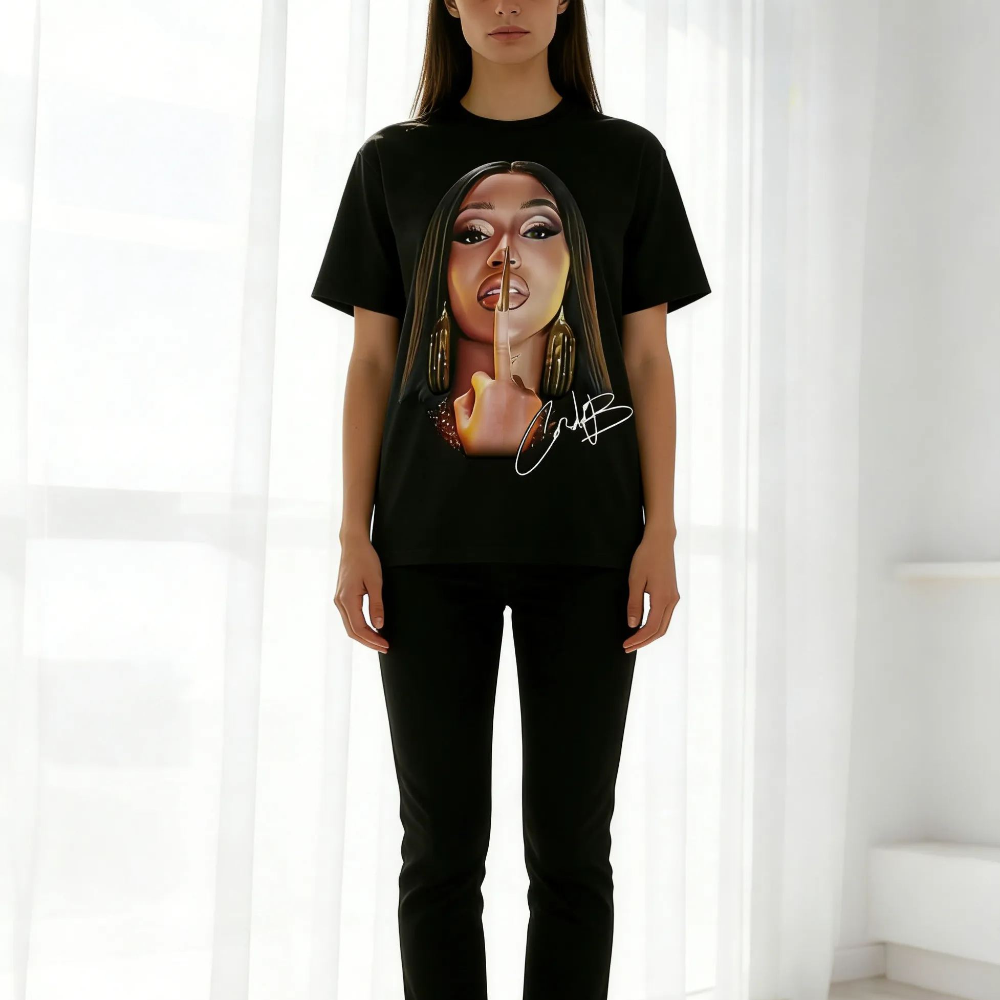 CARDII B Rapper T-shirt