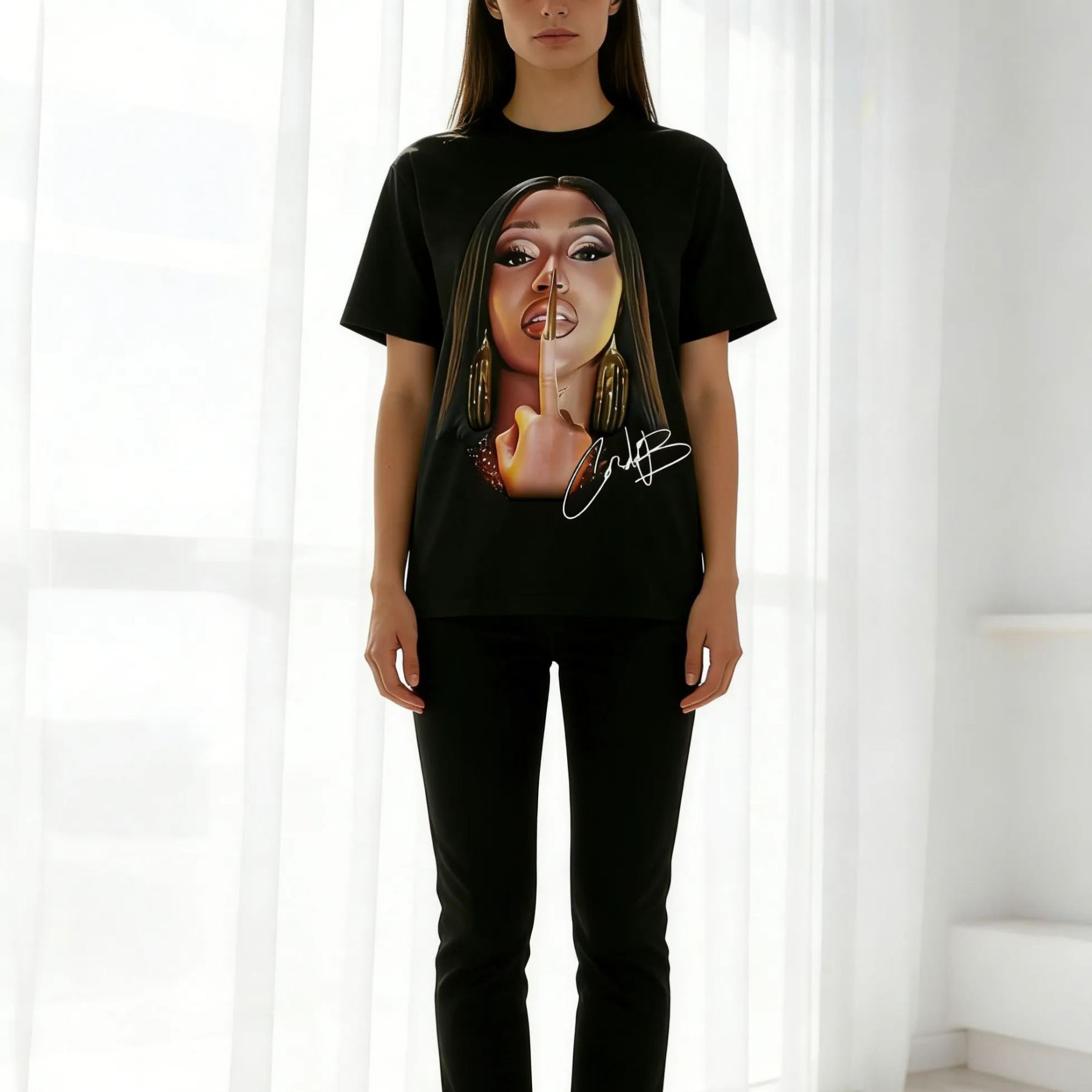 CARDII B Rapper T-shirt