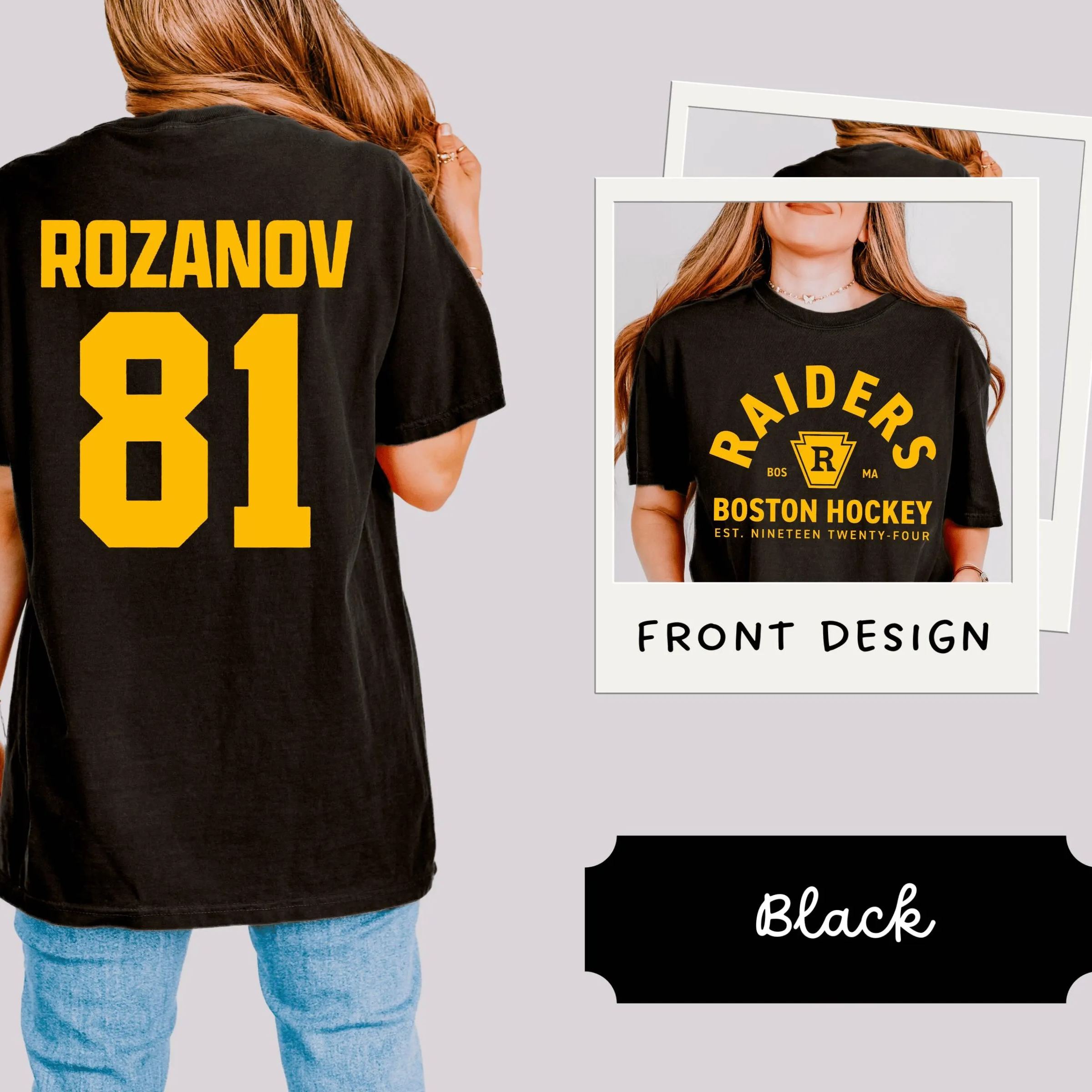 Ilya Rozanov 81-Boston Raiders Tee