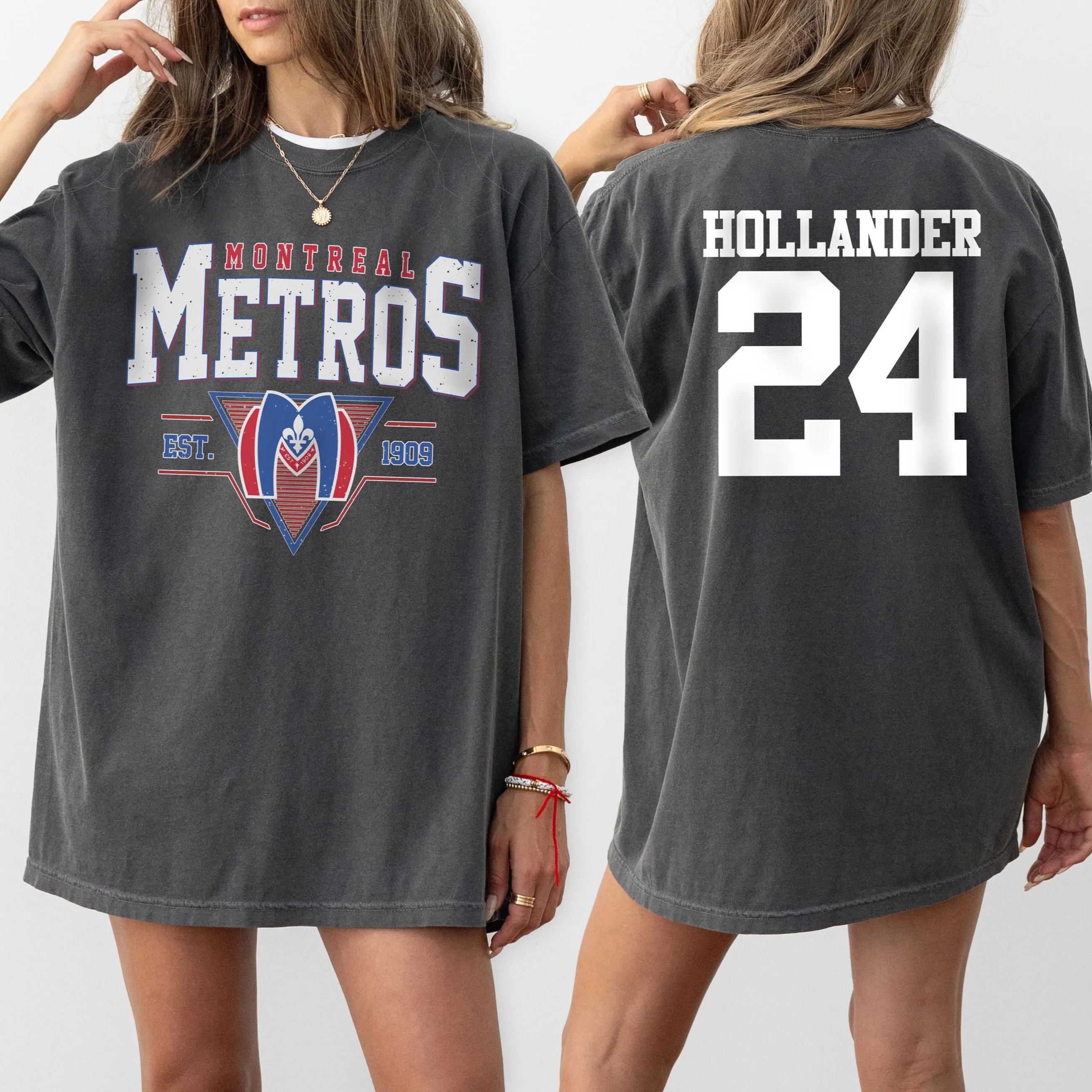 Heated Rivalry Jersey Shane Hollander 24-Montreal Metros Tee