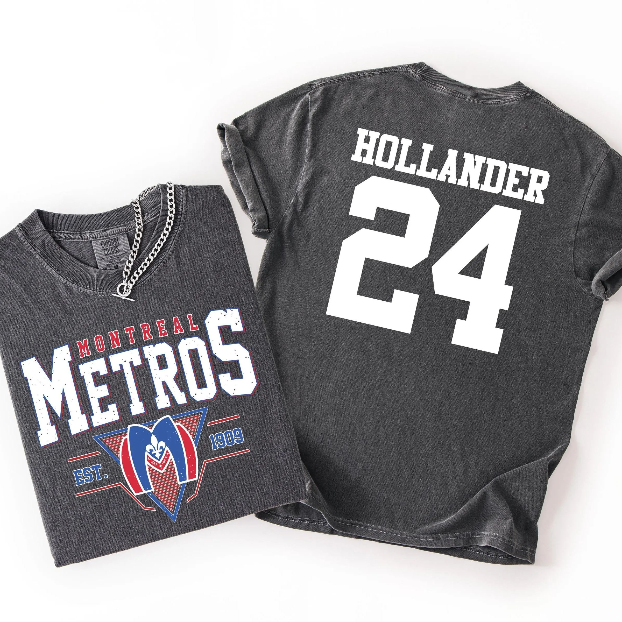 Heated Rivalry Jersey Shane Hollander 24-Montreal Metros Tee
