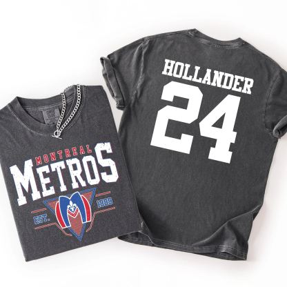 Heated Rivalry Jersey Shane Hollander 24-Montreal Metros Tee