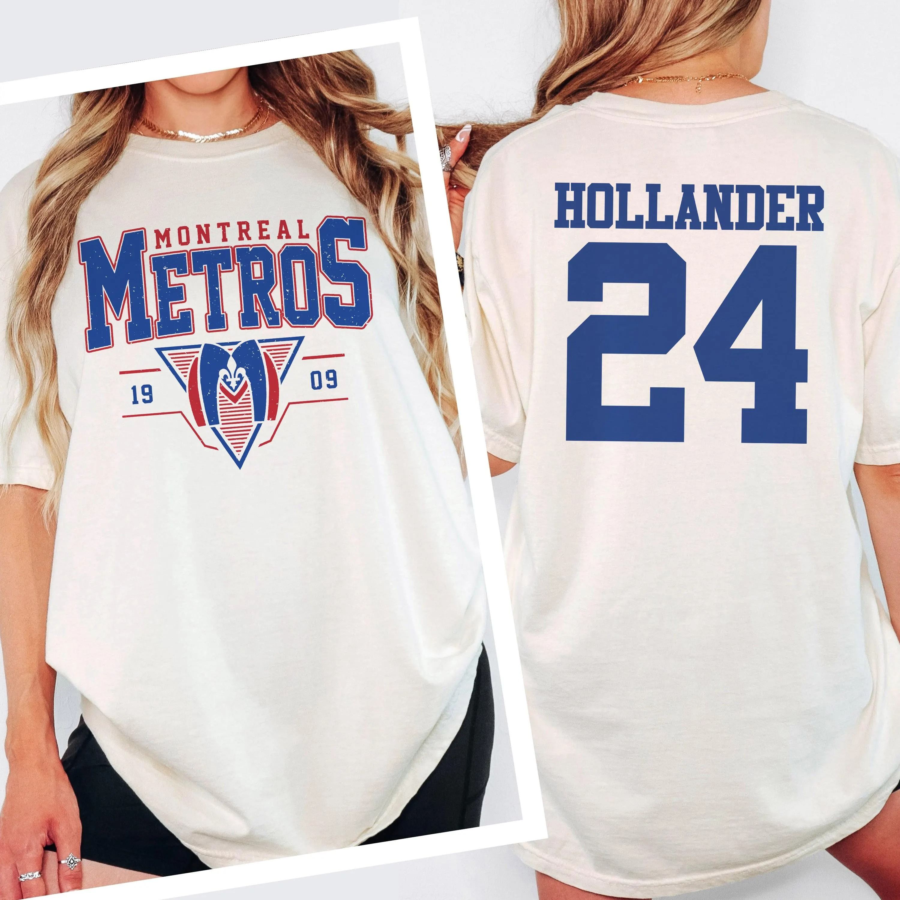 Heated Rivalry Jersey Shane Hollander 24-Montreal Metros Tee