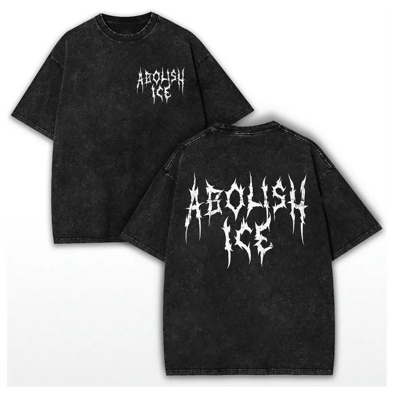 ABOLISH ICE Heavy Metal Vintage T-Shirt