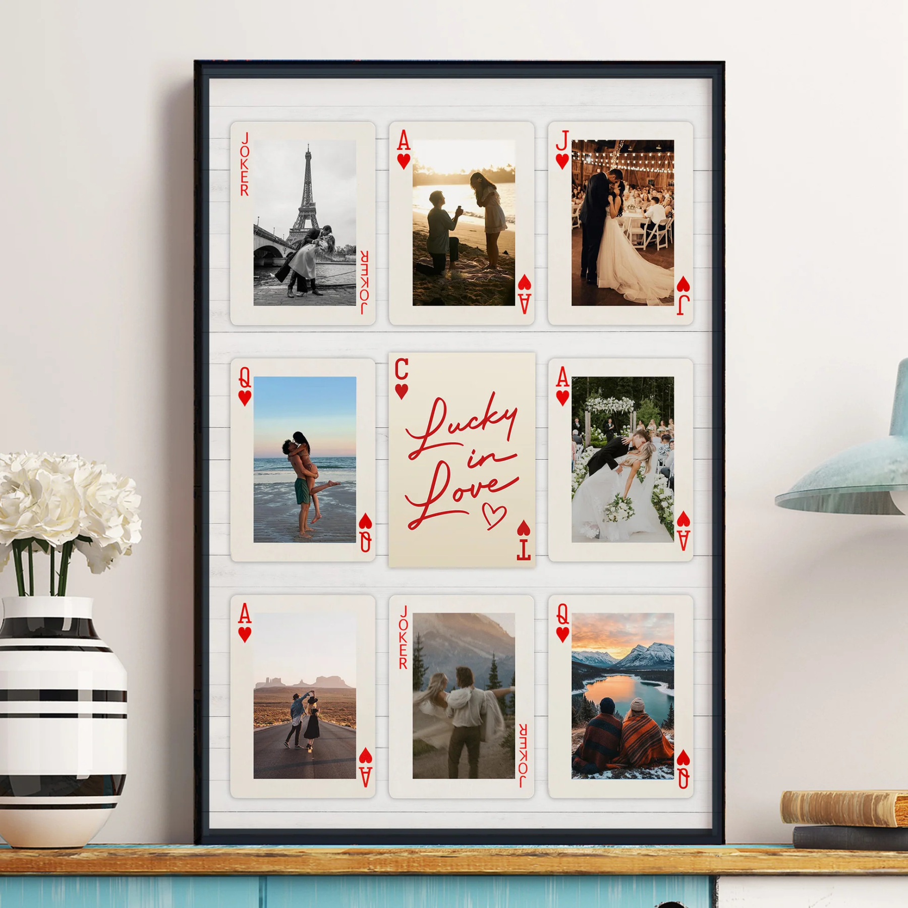 Custom Photo Playing Cards Frame