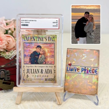 Custom Wanted Anime Card For Couples