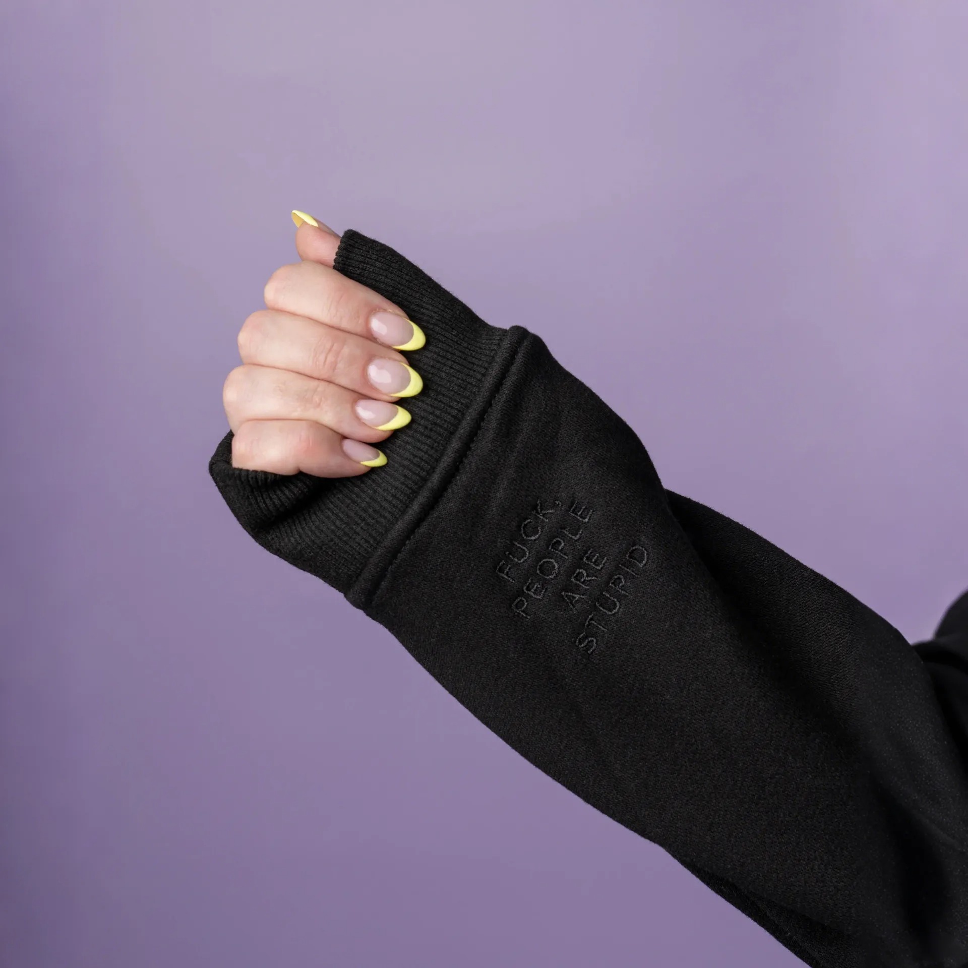 I Hate People Embroidered Sweatshirt