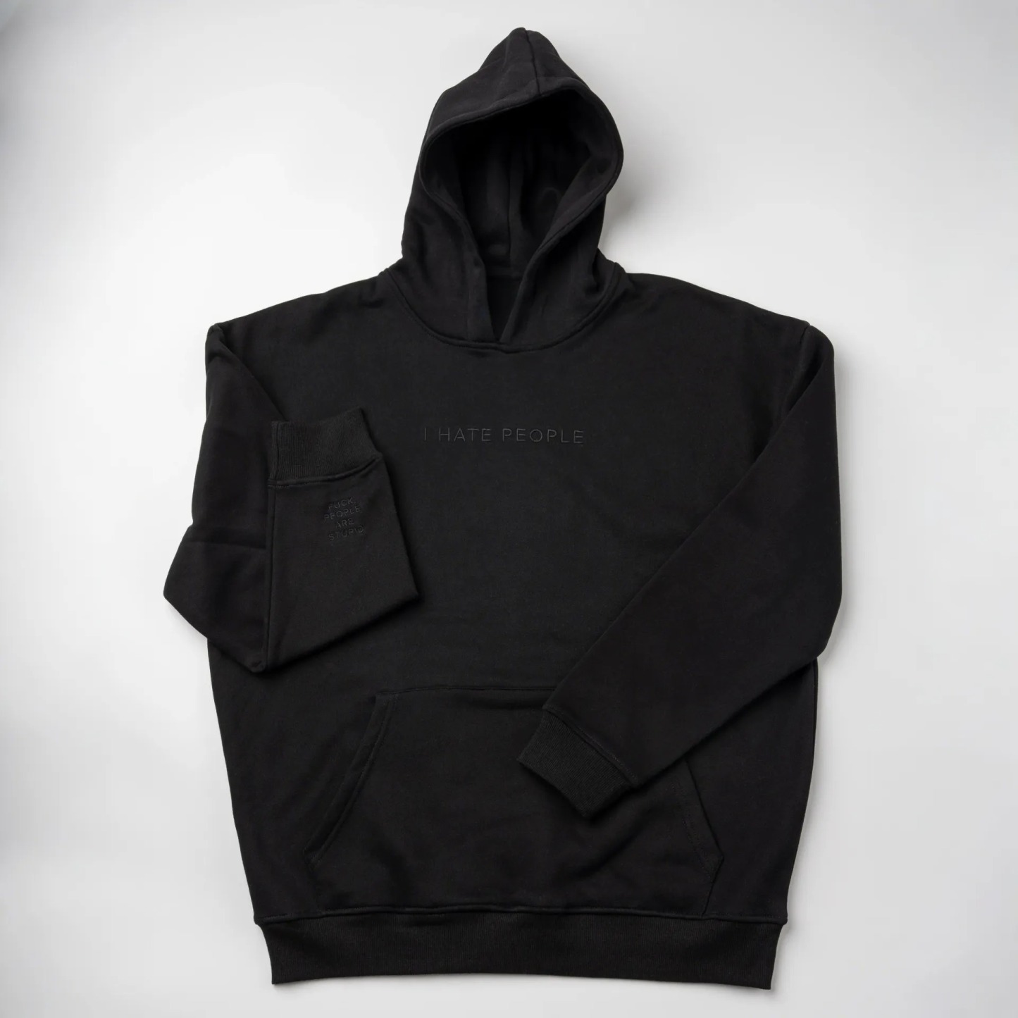 I Hate People Embroidered Sweatshirt