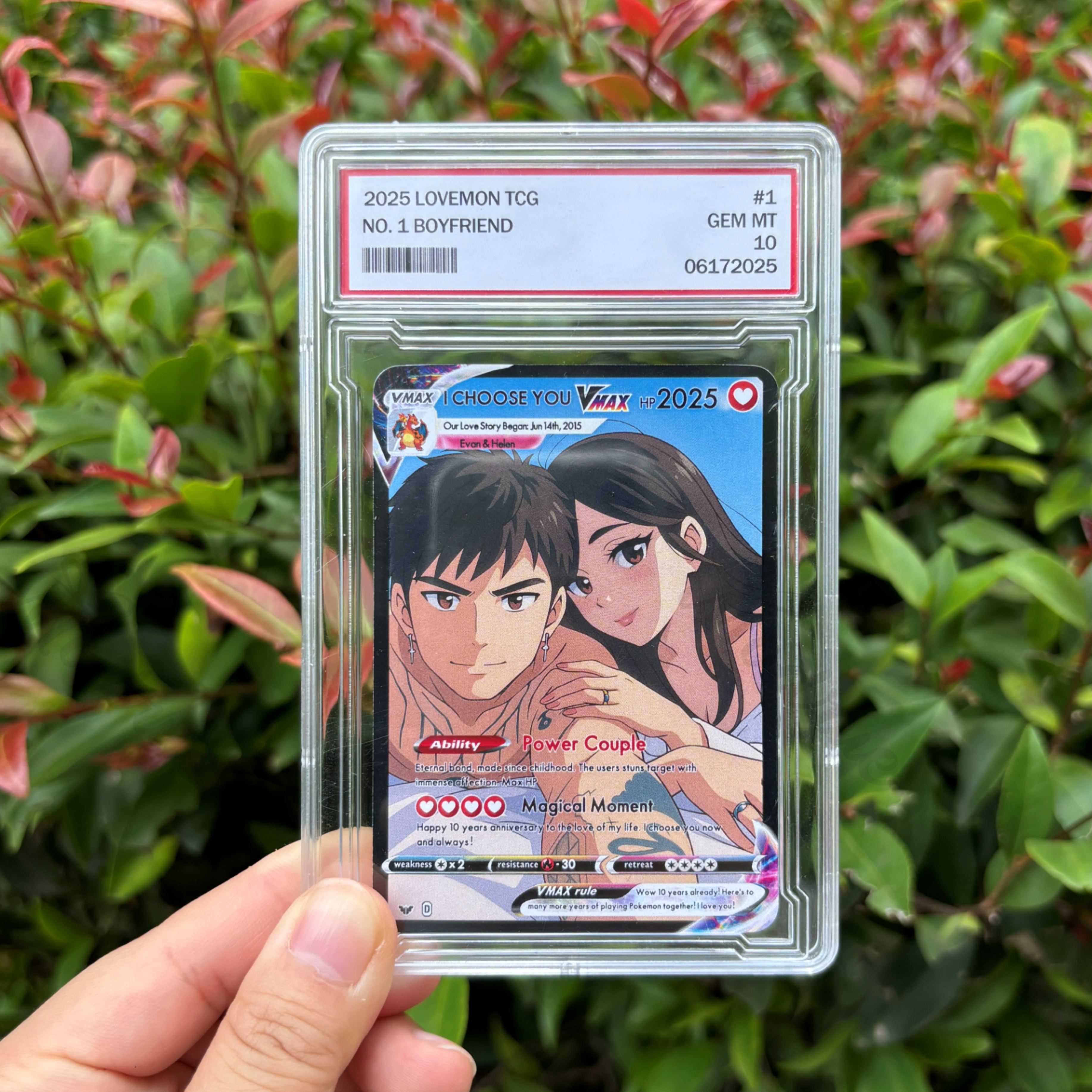 Personalized Photo Anime VMAX Card