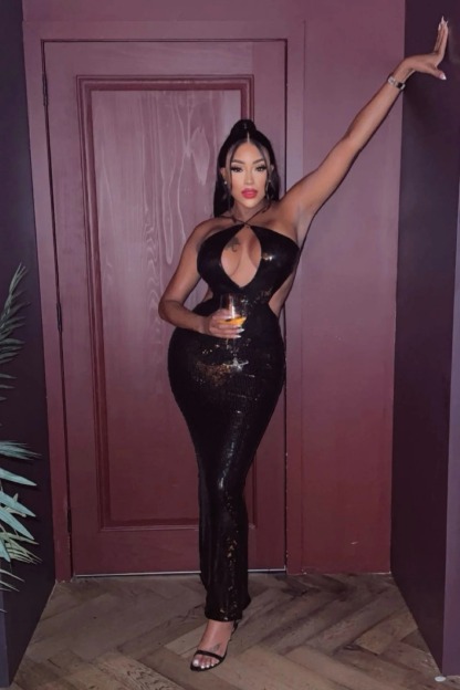 Blackout Affair Sequin Dress