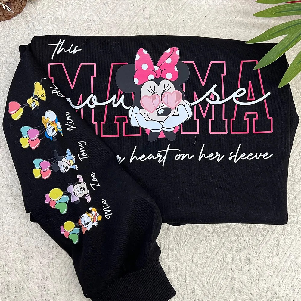 Custom MAMA Mouse Crewneck/Hoodie, With Kids Names
