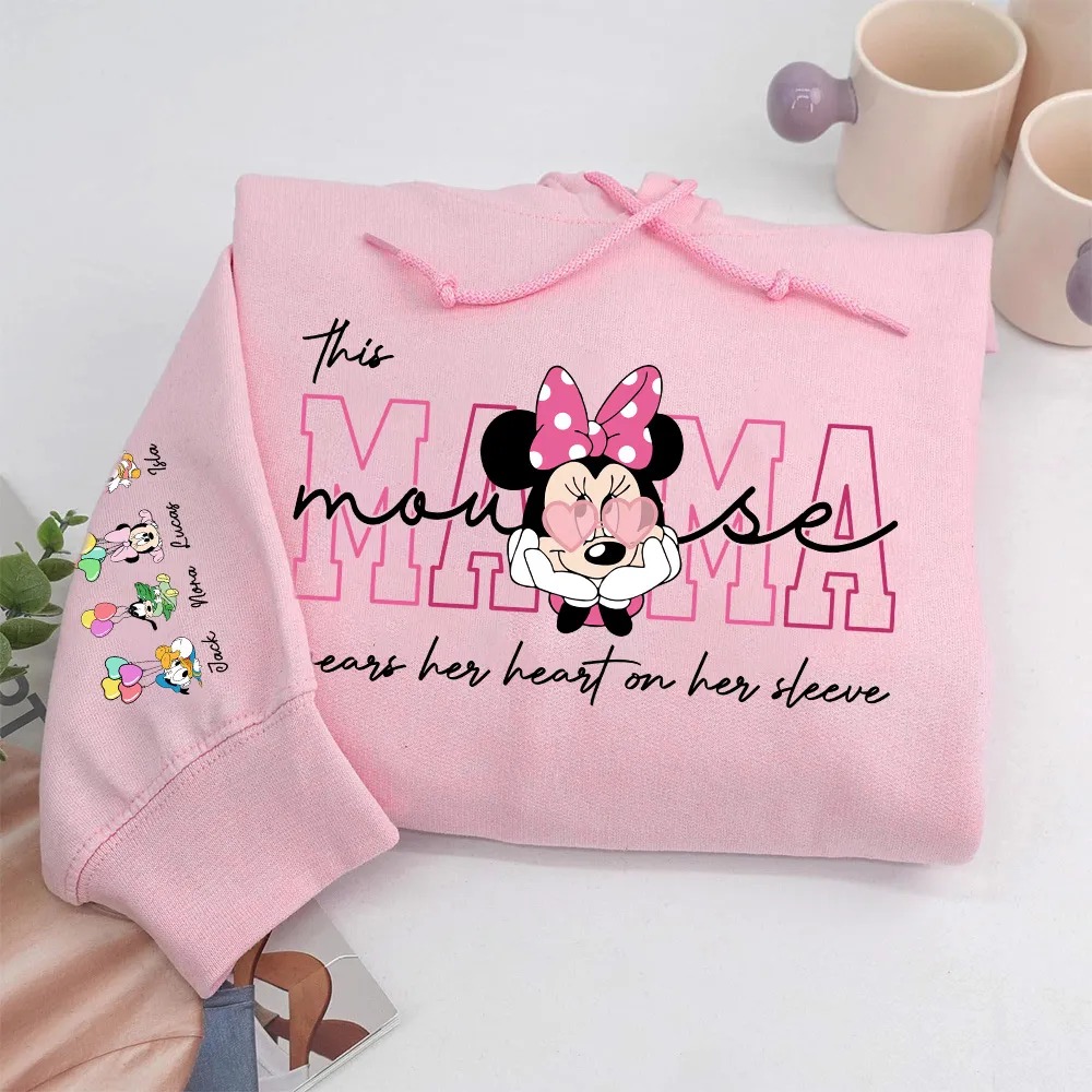 Custom MAMA Mouse Crewneck/Hoodie, With Kids Names