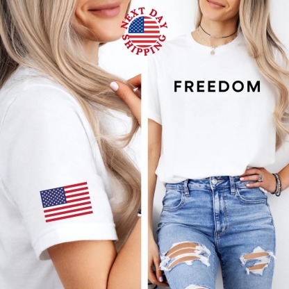 Charli Kirk Memorial Day Freedom T-Shirt