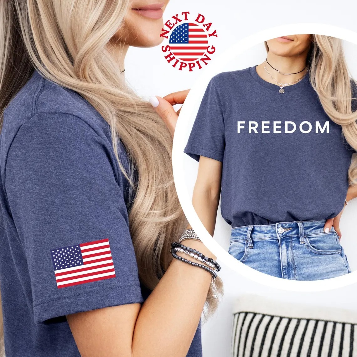 Charli Kirk Memorial Day Freedom T-Shirt