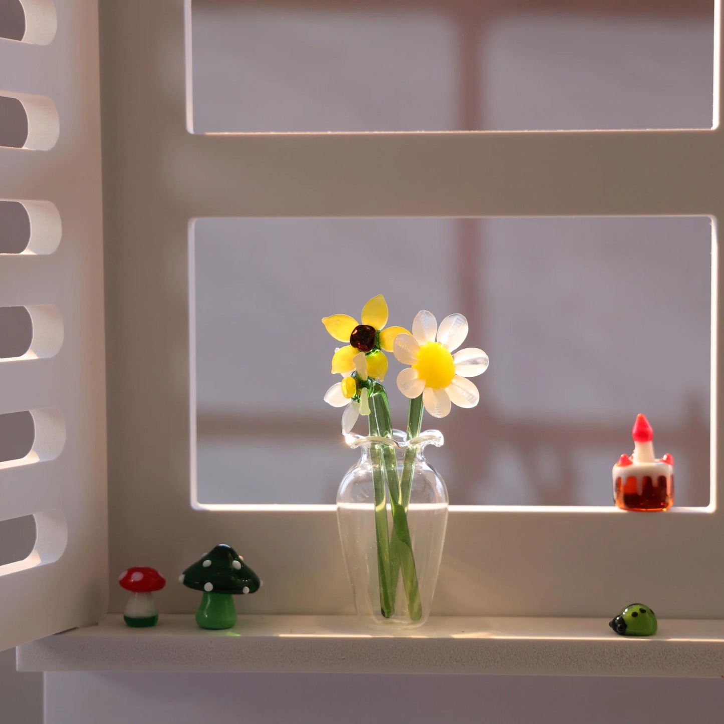 Personalized Stained Bouquet Glass Birth Month Flower Gift for Mom/Grandma