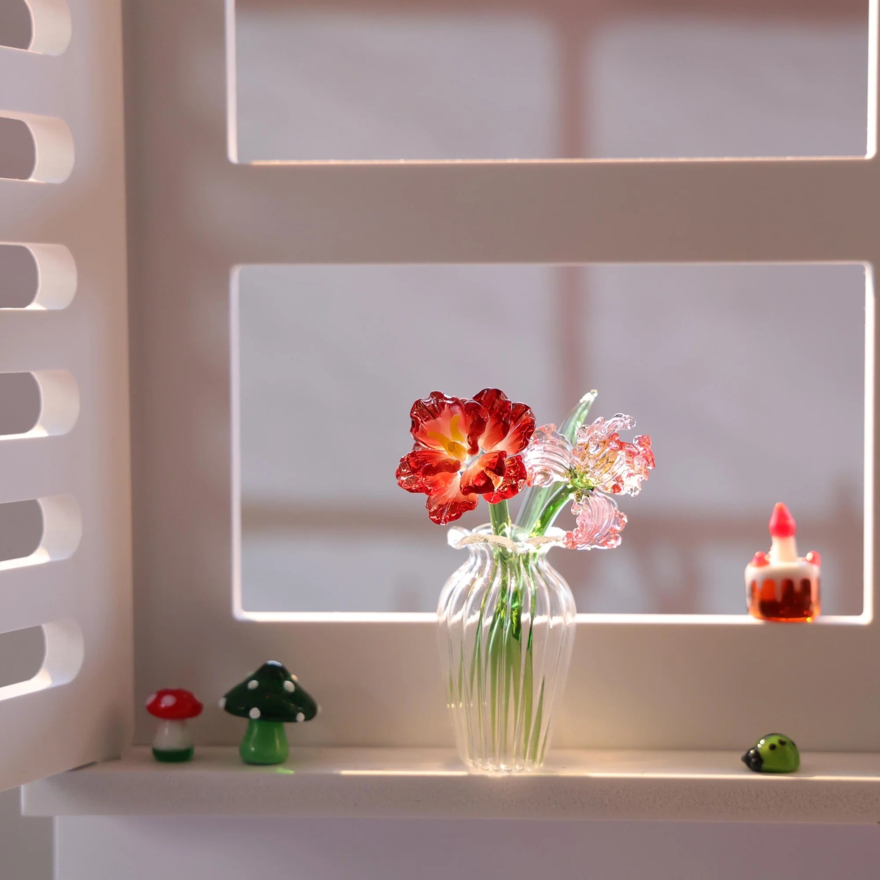 Personalized Stained Bouquet Glass Birth Month Flower Gift for Mom/Grandma