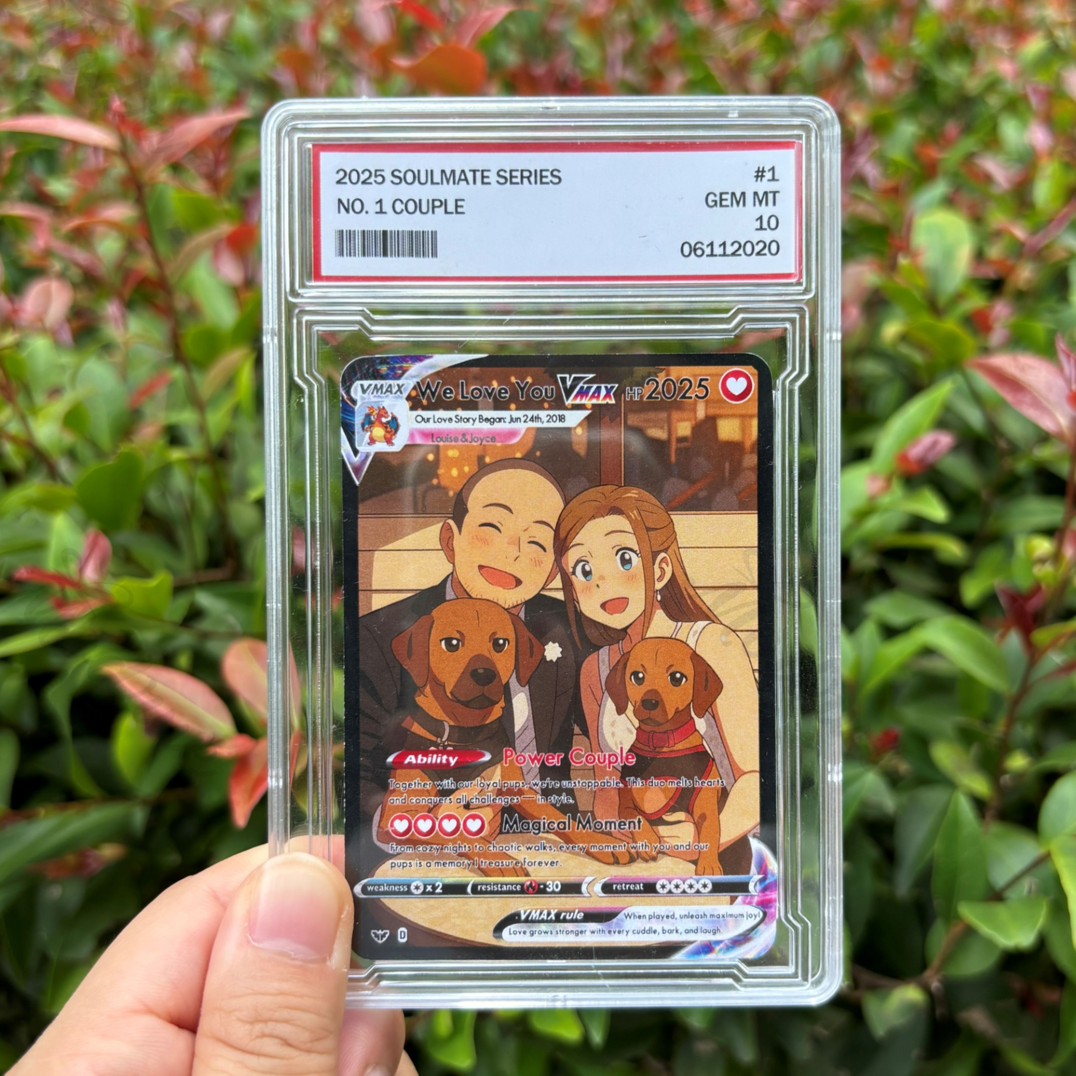 Personalized Photo Anime VMAX Card