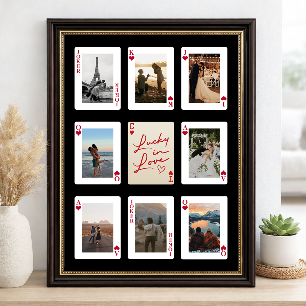 Custom Photo Playing Cards Frame