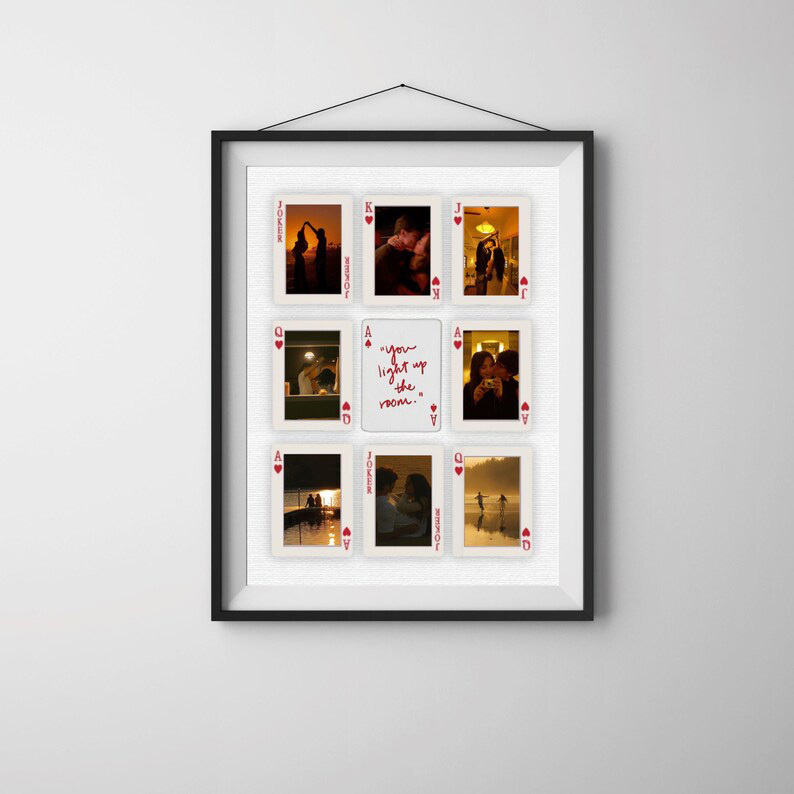 Custom Photo Playing Cards Frame