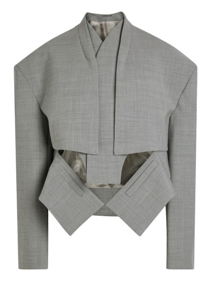 Cut-out Woven Jacket