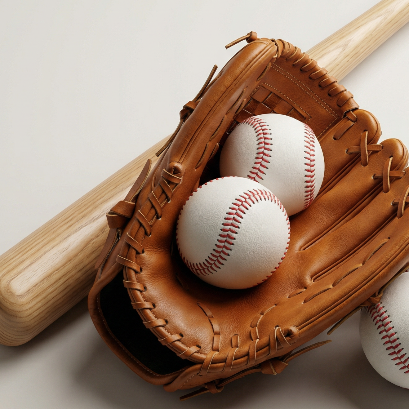 Baseball Training Set (Bat + Glove + Ball)