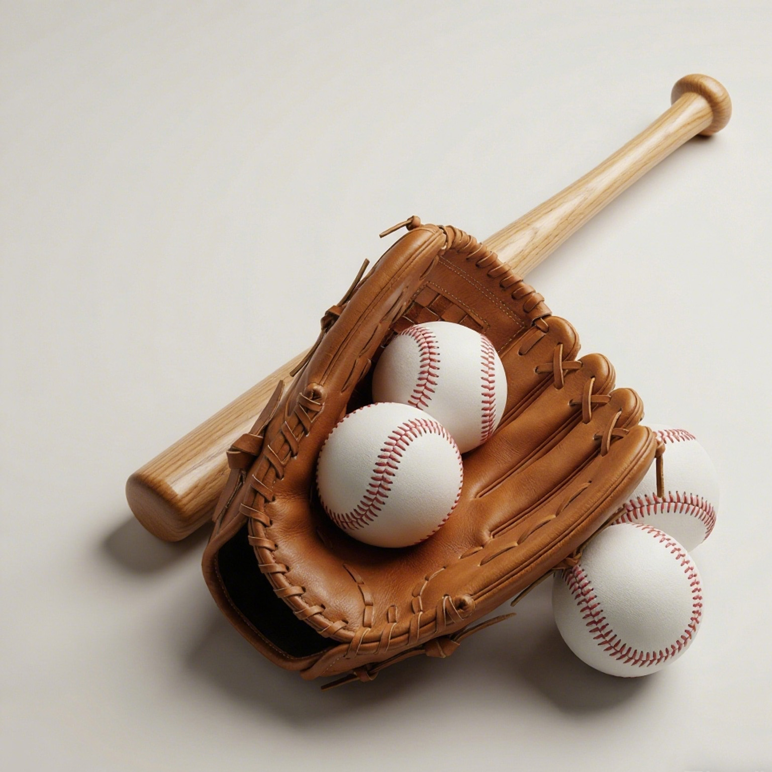 Baseball Training Set (Bat + Glove + Ball)