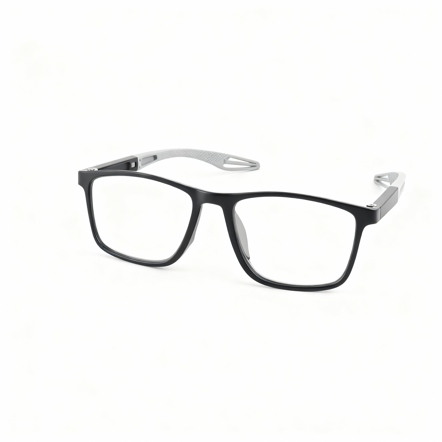 Gafas de lectura negras y grises, cómodas y casuales