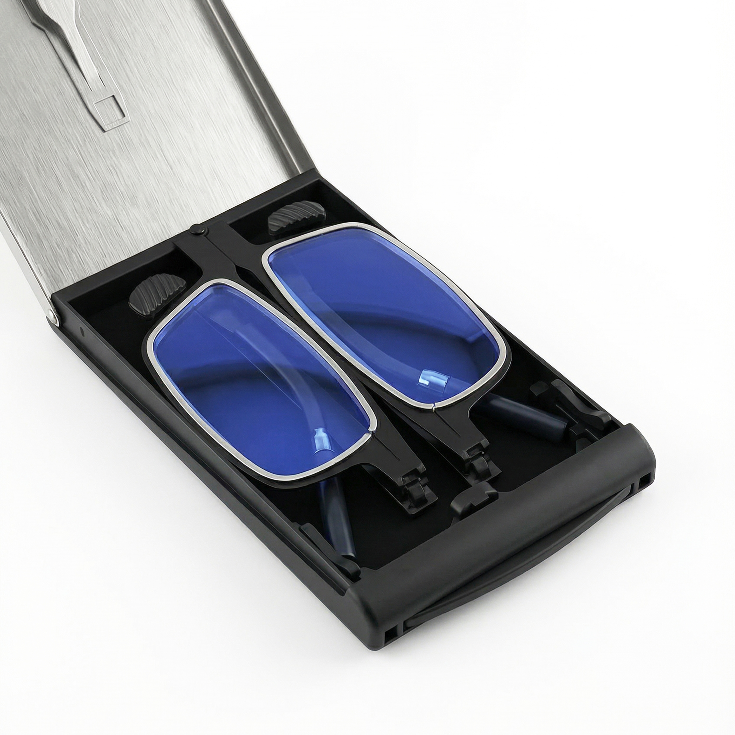 Gafas de lectura de estilo business con estuche plegable