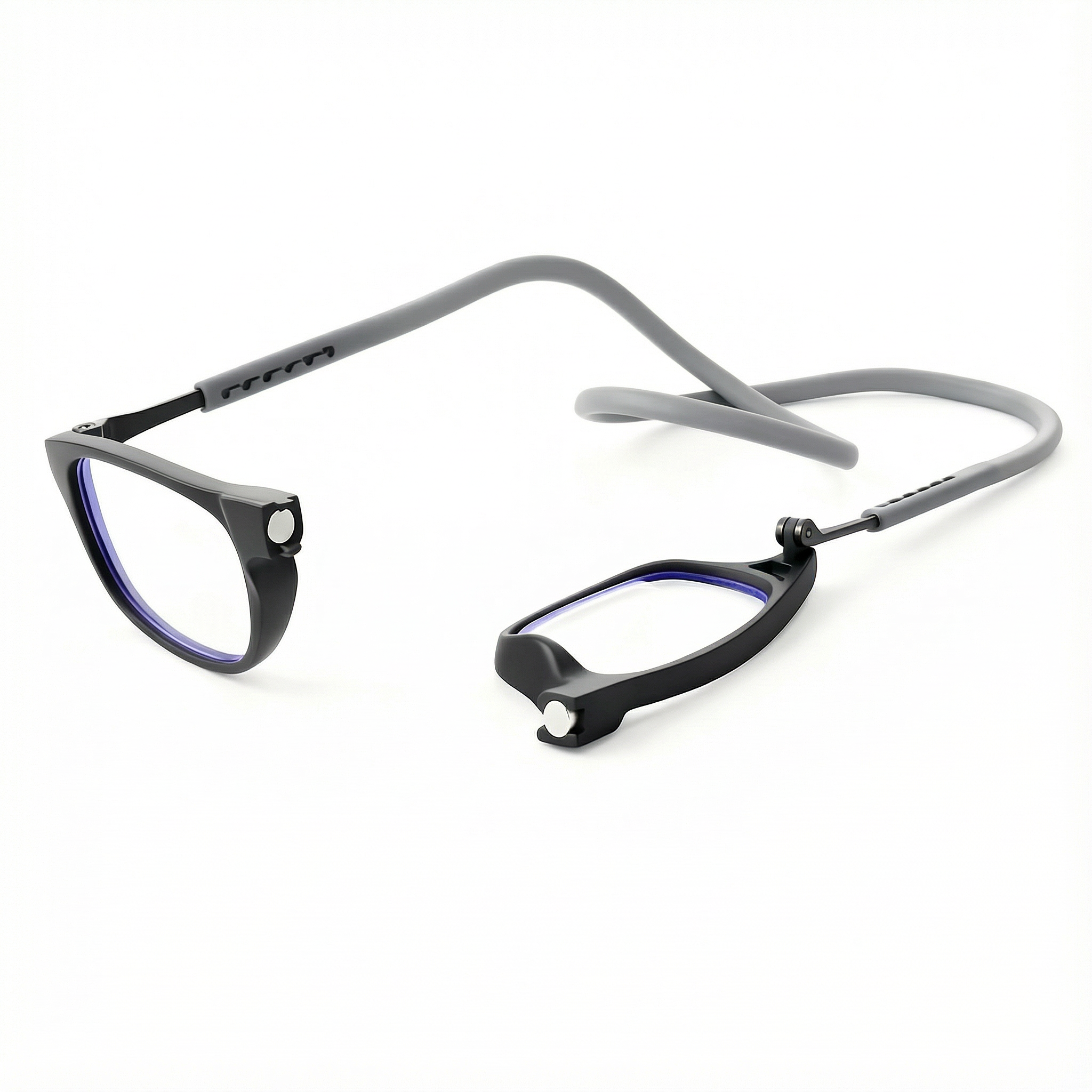 Gafas de lectura portátiles con colgante magnético para el cuello