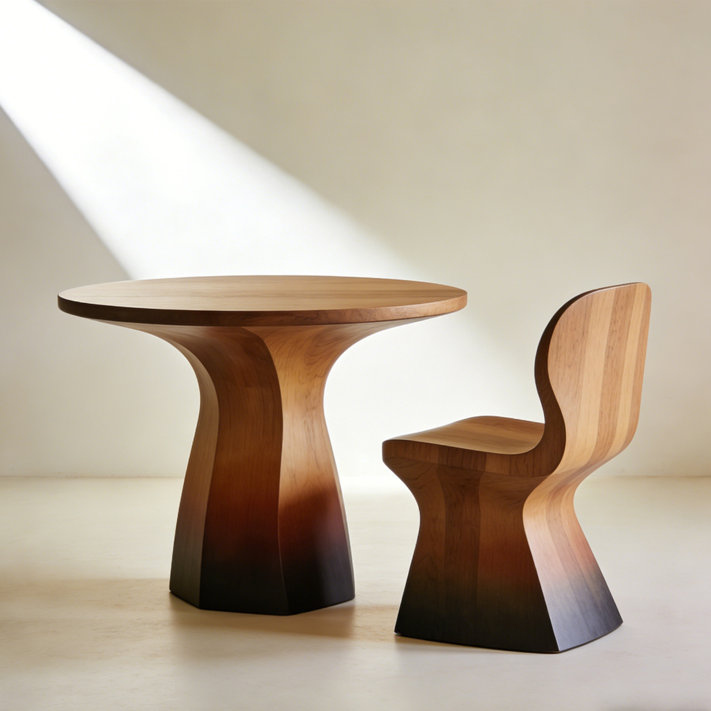 Nowoczesny zestaw stołu i krzeseł do domu