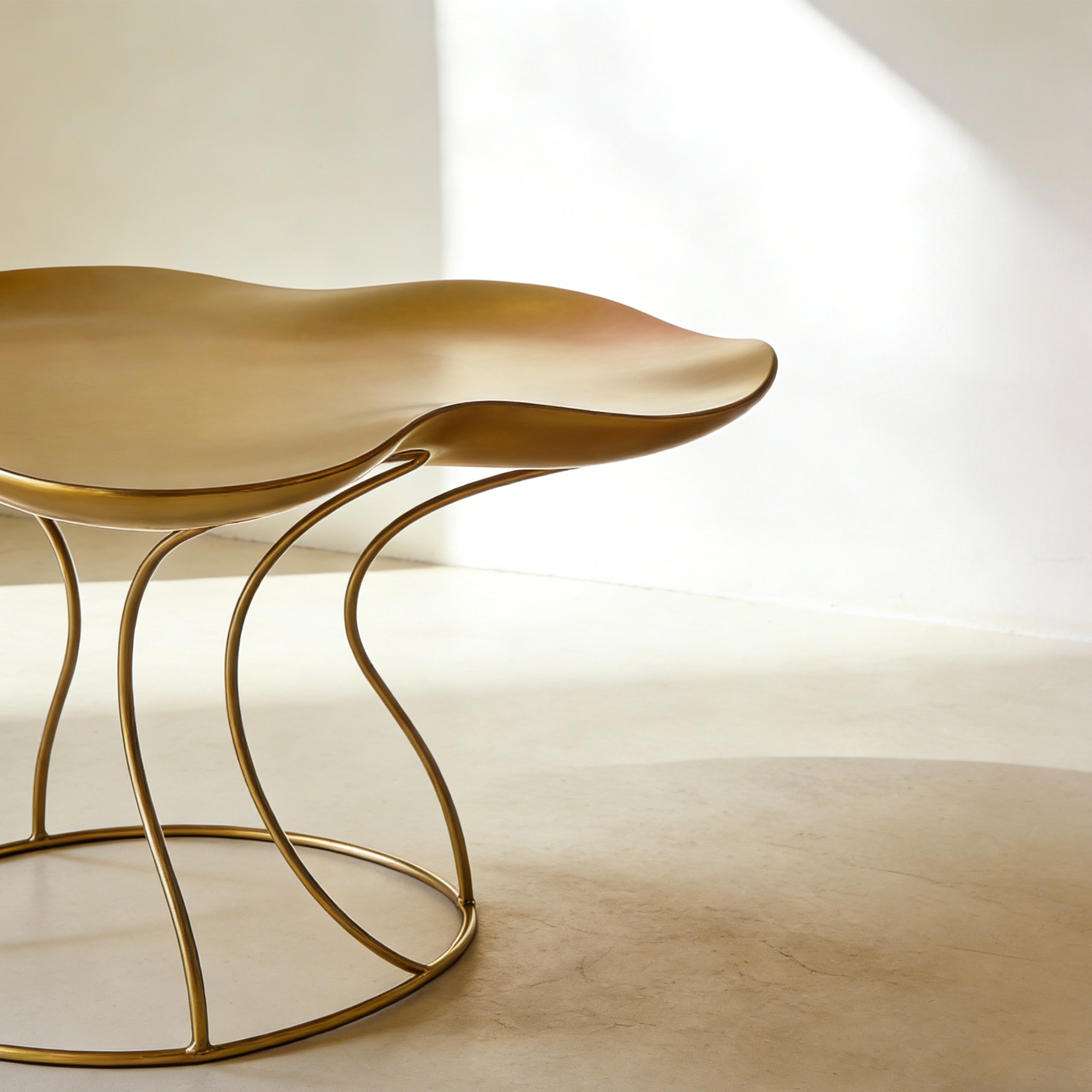 Stolik kawowy metalowy