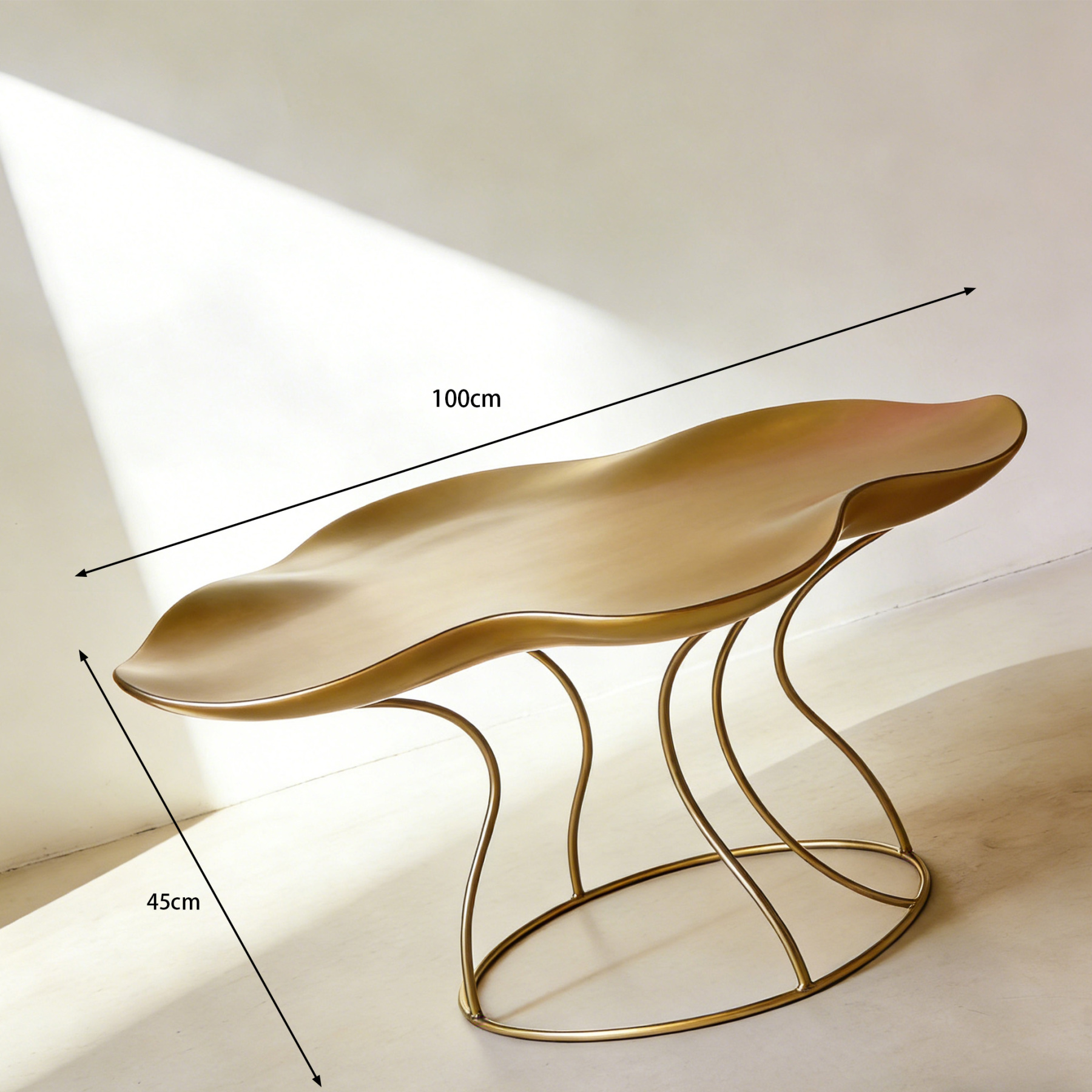 Stolik kawowy metalowy