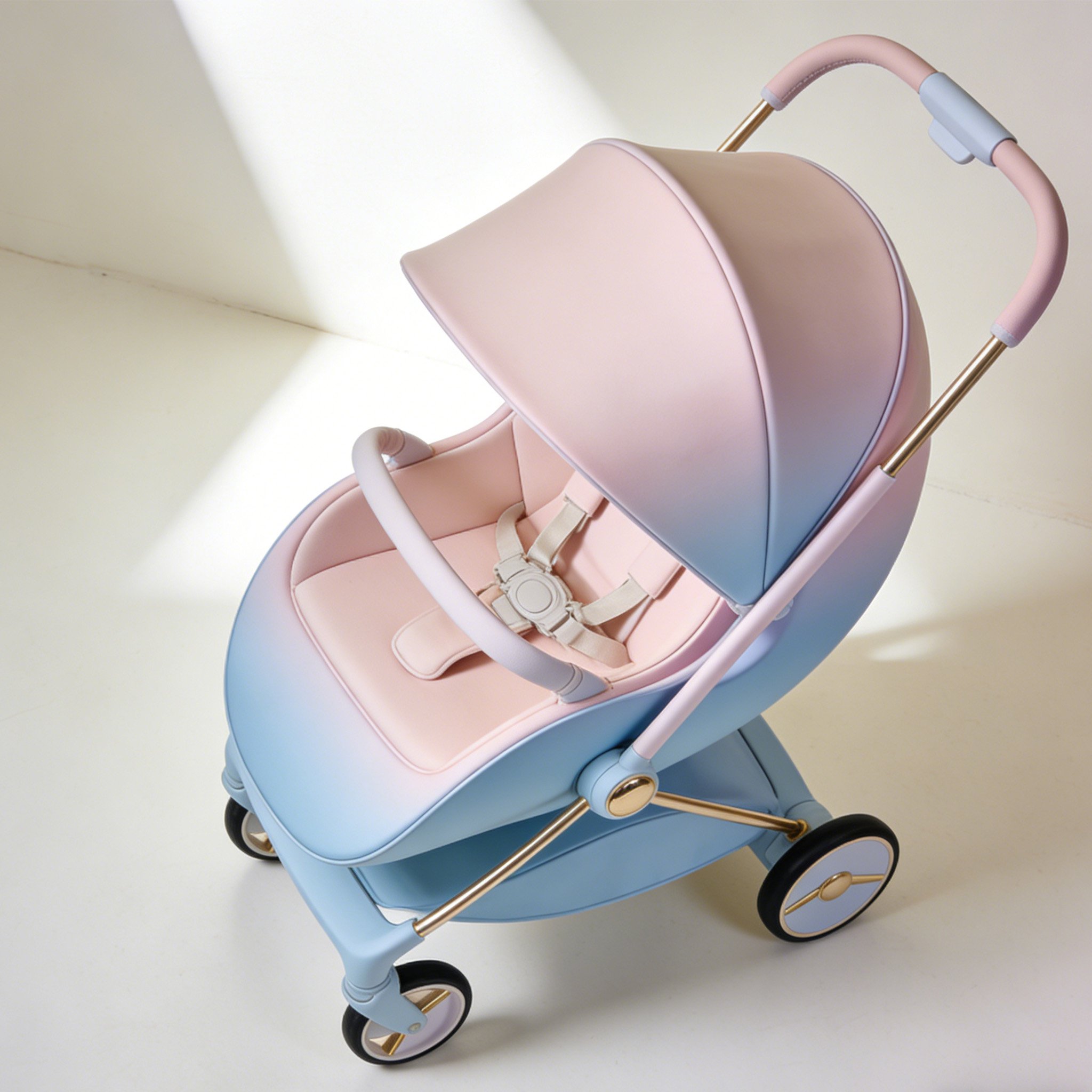 Regulowane oparcie wózka dziecięcego dla wygody malucha