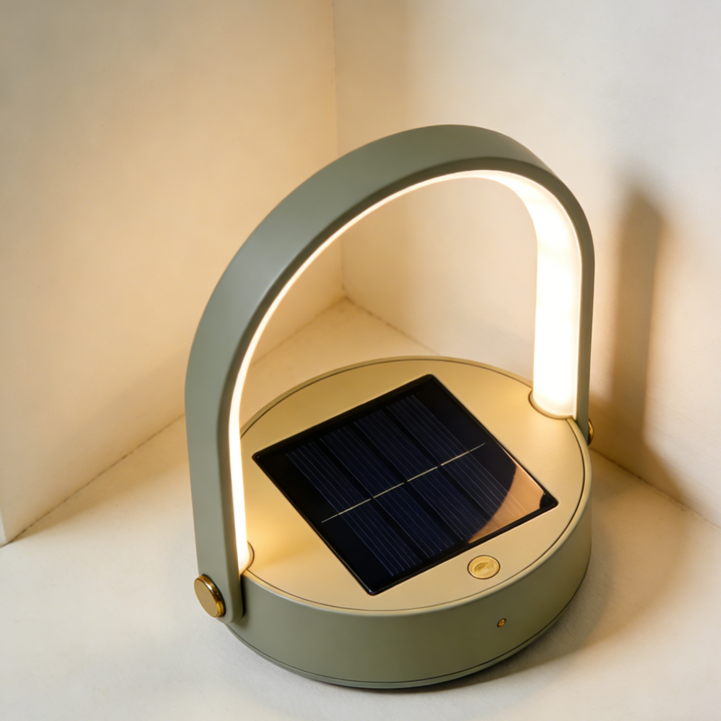 Zewnętrzna łukowa lampa solarna z uchwytem