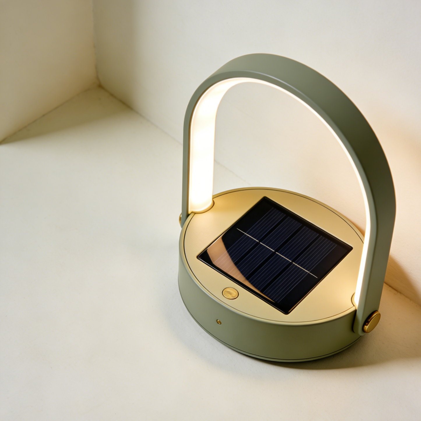 Zewnętrzna łukowa lampa solarna z uchwytem