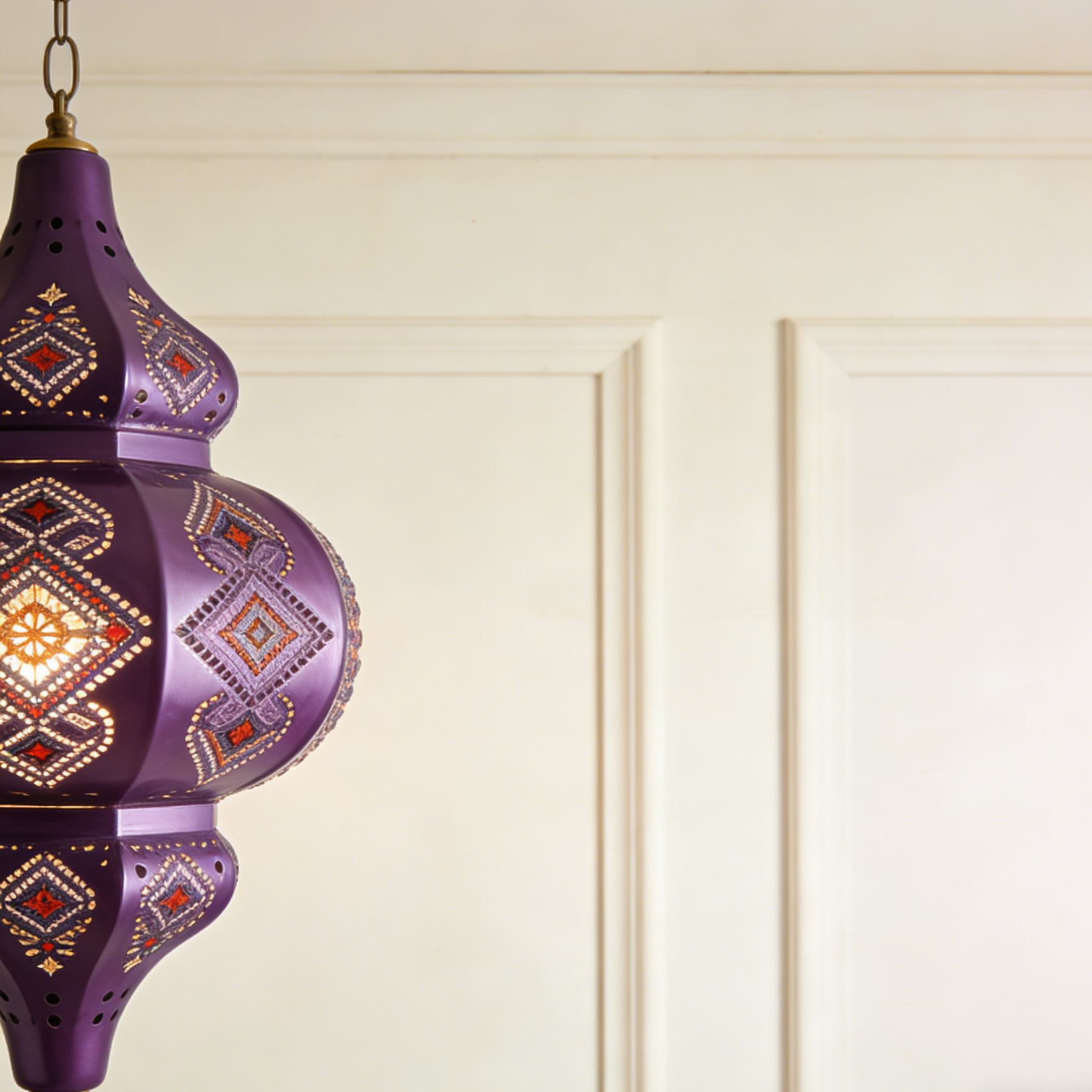 Artystyczna lampa wisząca w kształcie tykwy