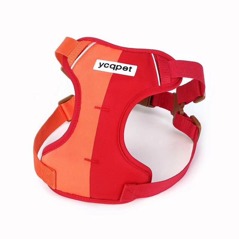 Reflective Dog Harness with Leash Attachment Vest-Style Dog Leash for Walking