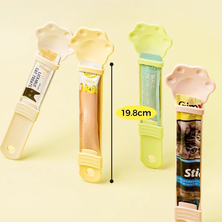 Cat Strip Feeder Wet Treat Squeeze Treat Spoon