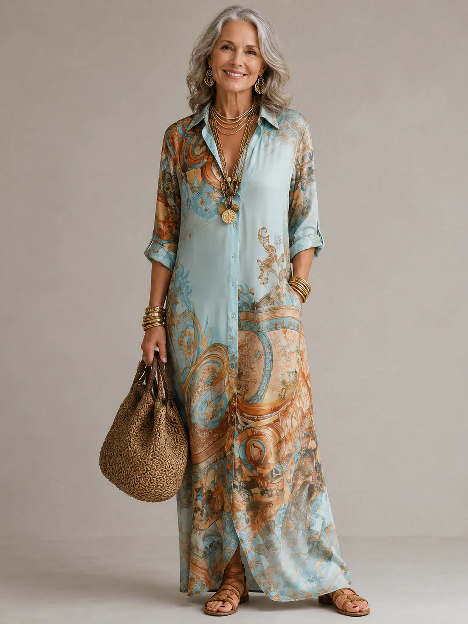 Maxi Dress Print Luxury