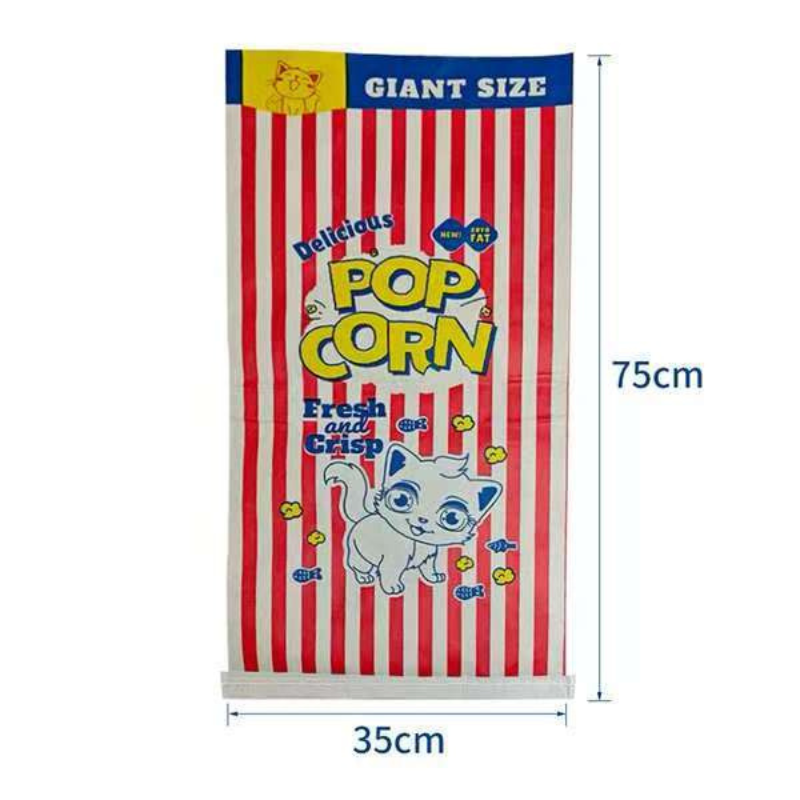 Cat Tunnel Paper Popcorn Bag Toy Hideout