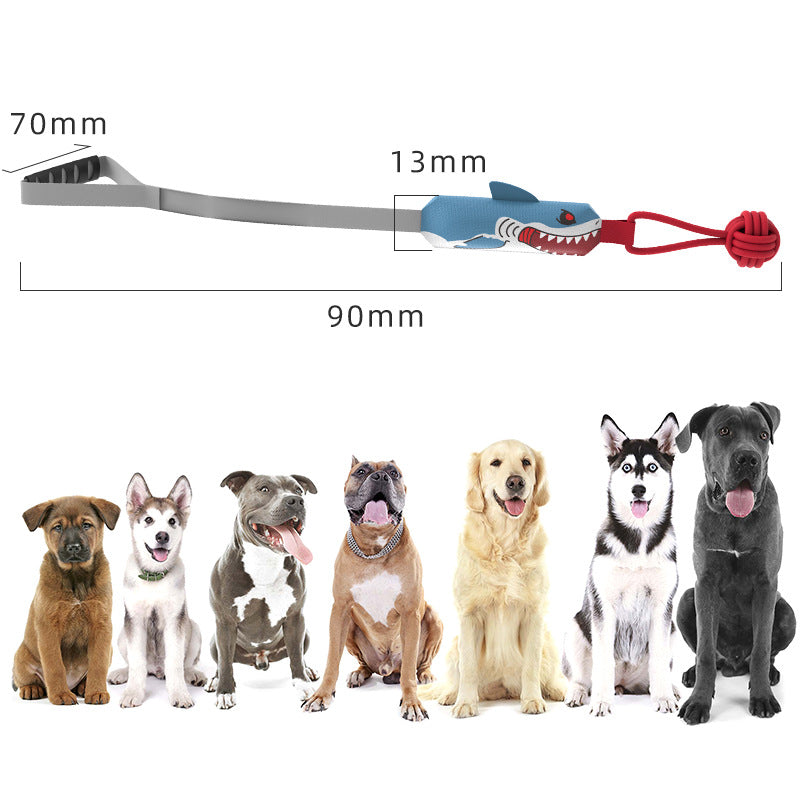 Dog Tug of War Squeaky Toys Knot Pull Toys