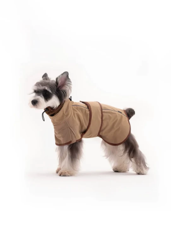 Waterproof Down-Filled Dog Coat Winter Warmth Base Layer For Bichon Frise and Schnauzer