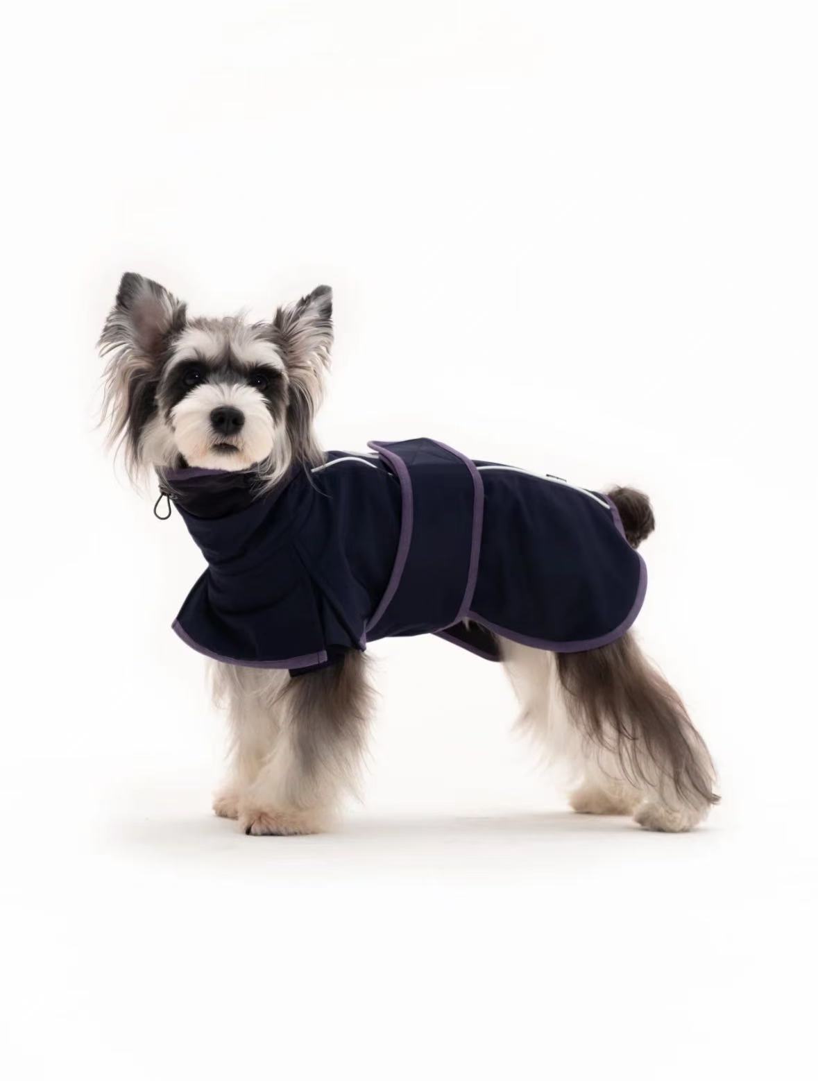 Waterproof Down-Filled Dog Coat Winter Warmth Base Layer For Bichon Frise and Schnauzer